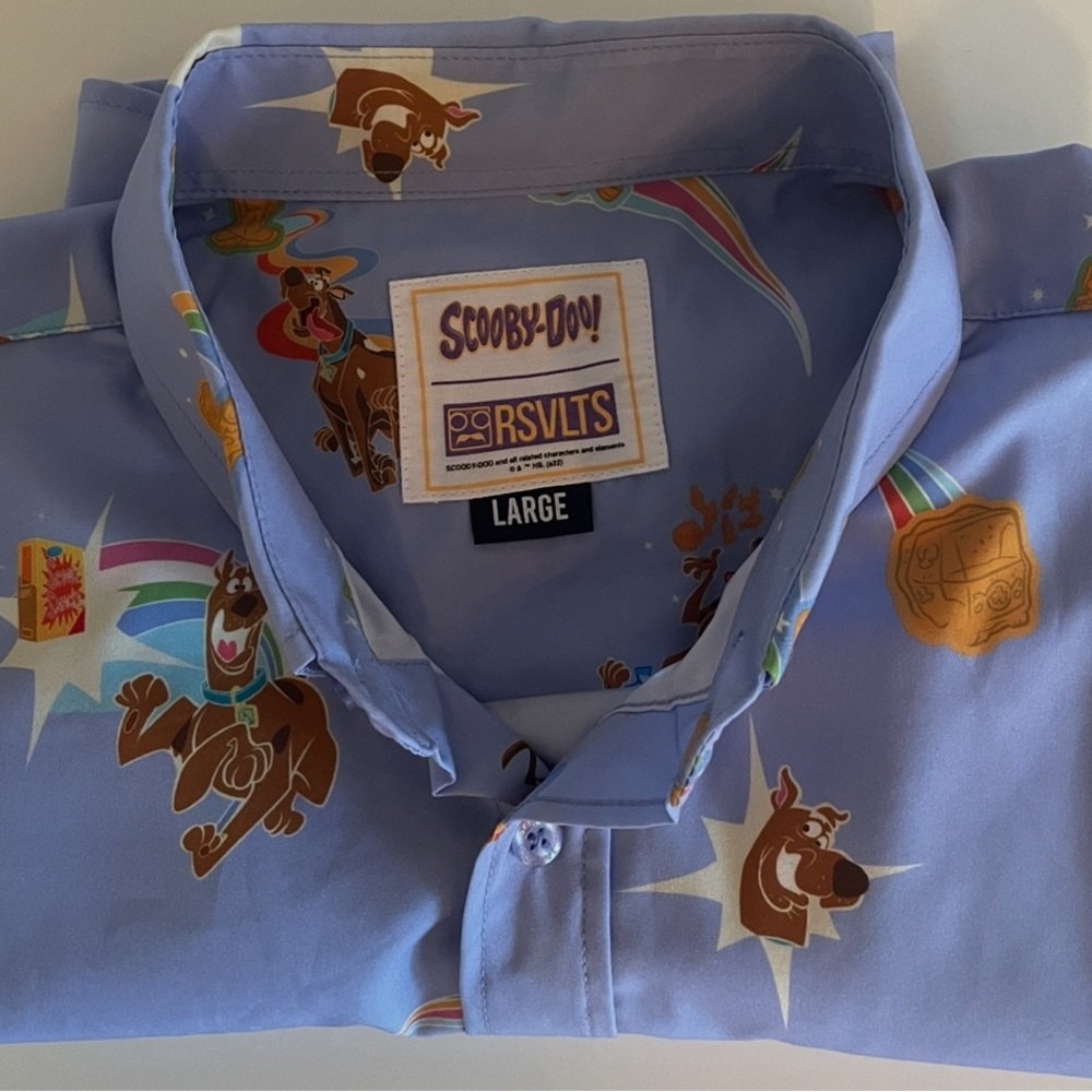 RSVLTS Scooby-Doo Light Blue Shirt